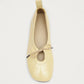 Rosalind Patent Vanilla Leather Ballet Flats