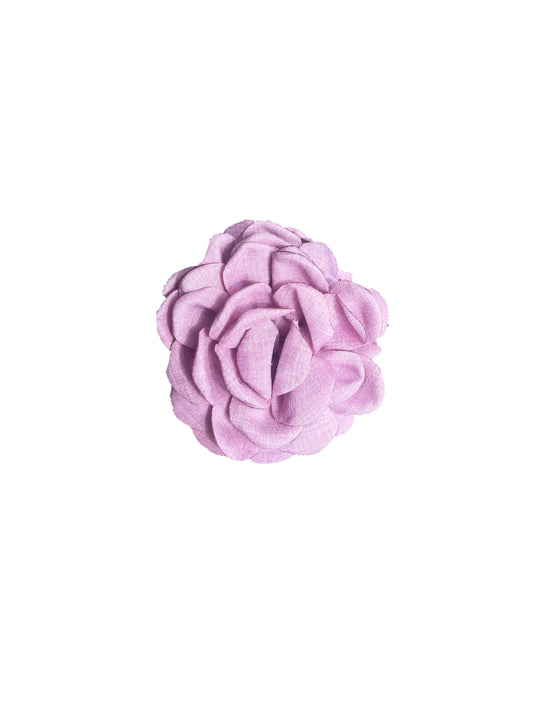 Rose Hair Clip - Light Purple