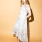 The Iris Dress in Pearl Lace