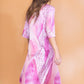 The Allure Dress in Pink Flamingo