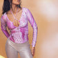 The Knot Top in Pink Flamingo