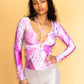 The Knot Top in Pink Flamingo