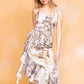 The Flamingo Dress in Gold Rush