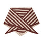 Stripe Triangle Head Scarf