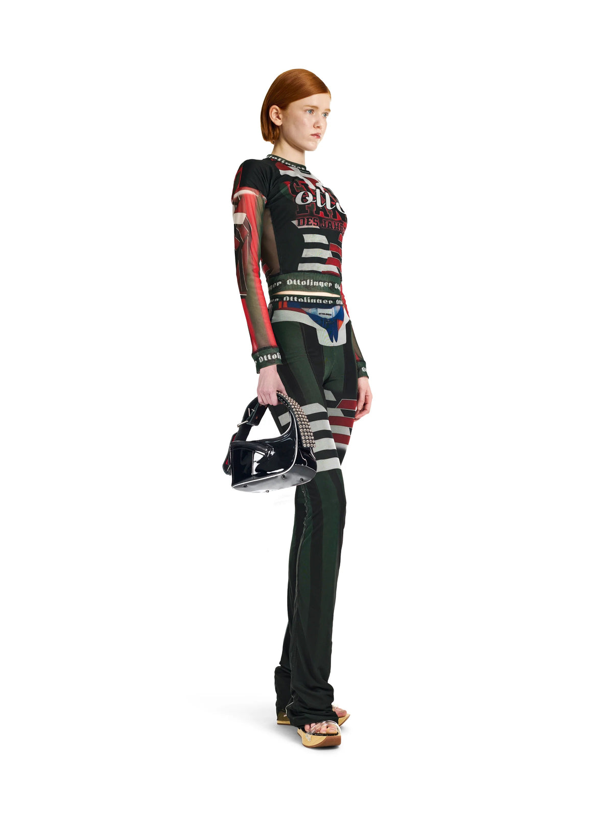 Mesh Longsleeve Sporty Polo