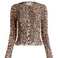 Elliana Smocked Cardi - Leopard