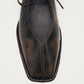 Sway Vintage Effect Brown Leather Ballet Flats