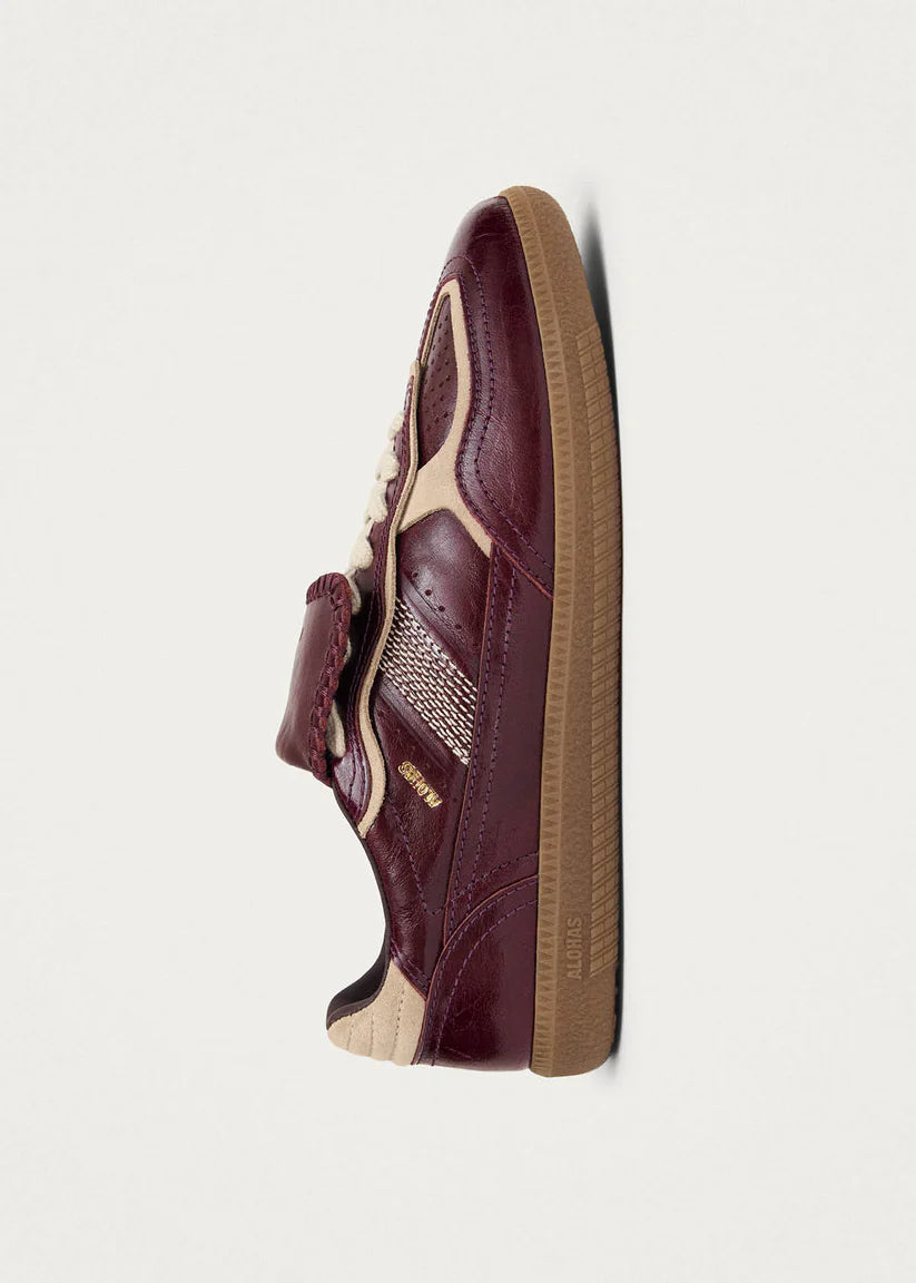 Tb.490 Club Onix Deep Burgundy Leather Sneakers