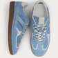 Tb.490 Rife Cornflower Blue Cream Leather Sneakers