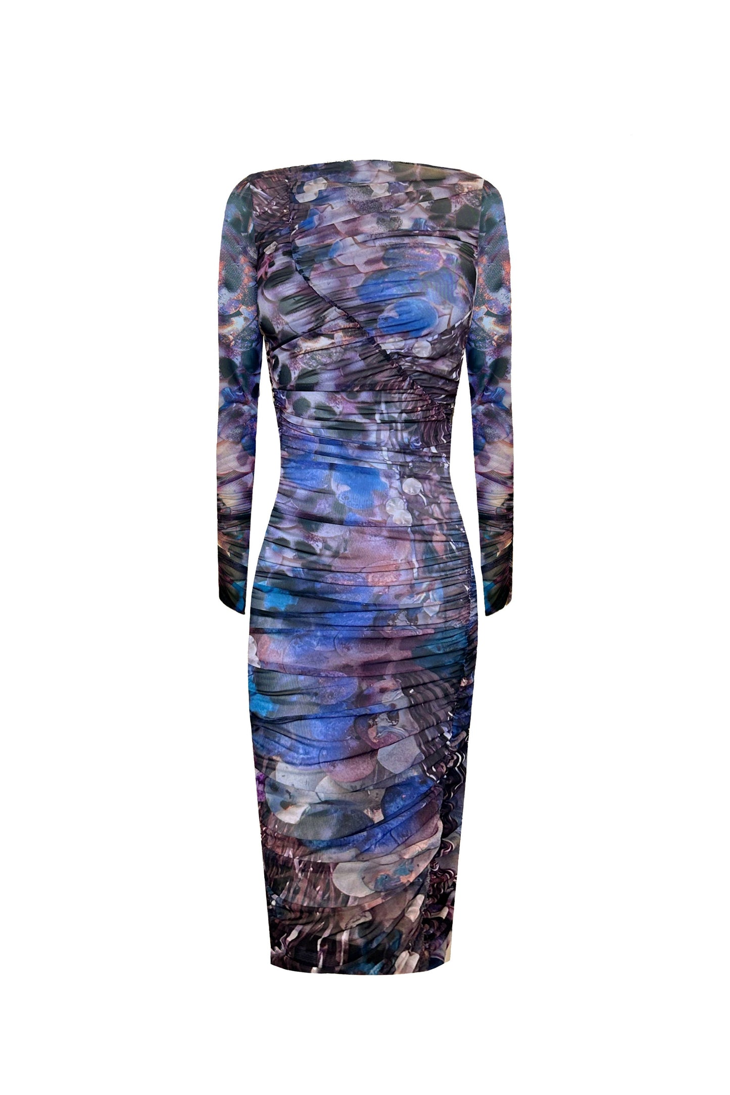 Wave Dress in Purple Haze