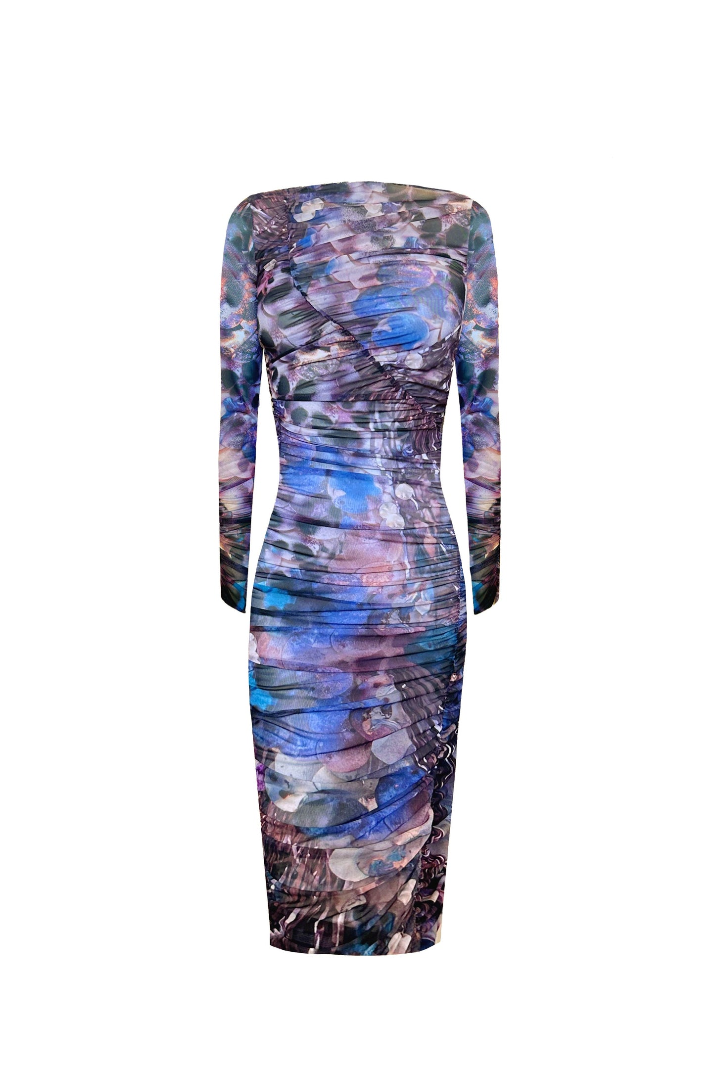 Wave Dress in Purple Haze