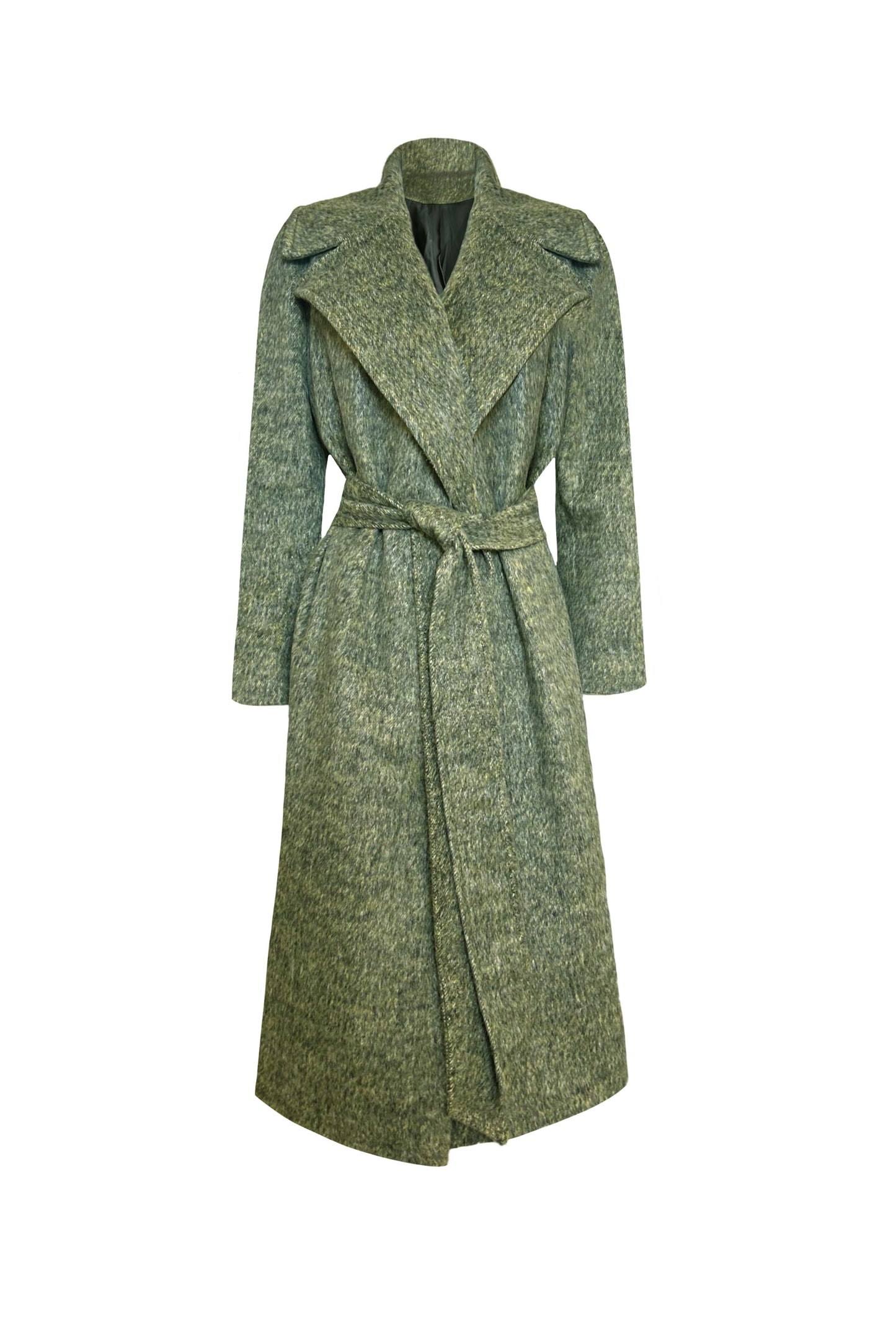 The Wool Coat in Green