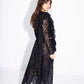 The Frill Skirt in Black Lace