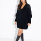 The Oversized V neck Knit