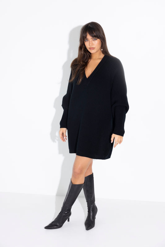 The Oversized V neck Knit