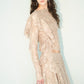The Frill Top in Beige Lace