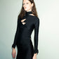The Twisted Top in Black