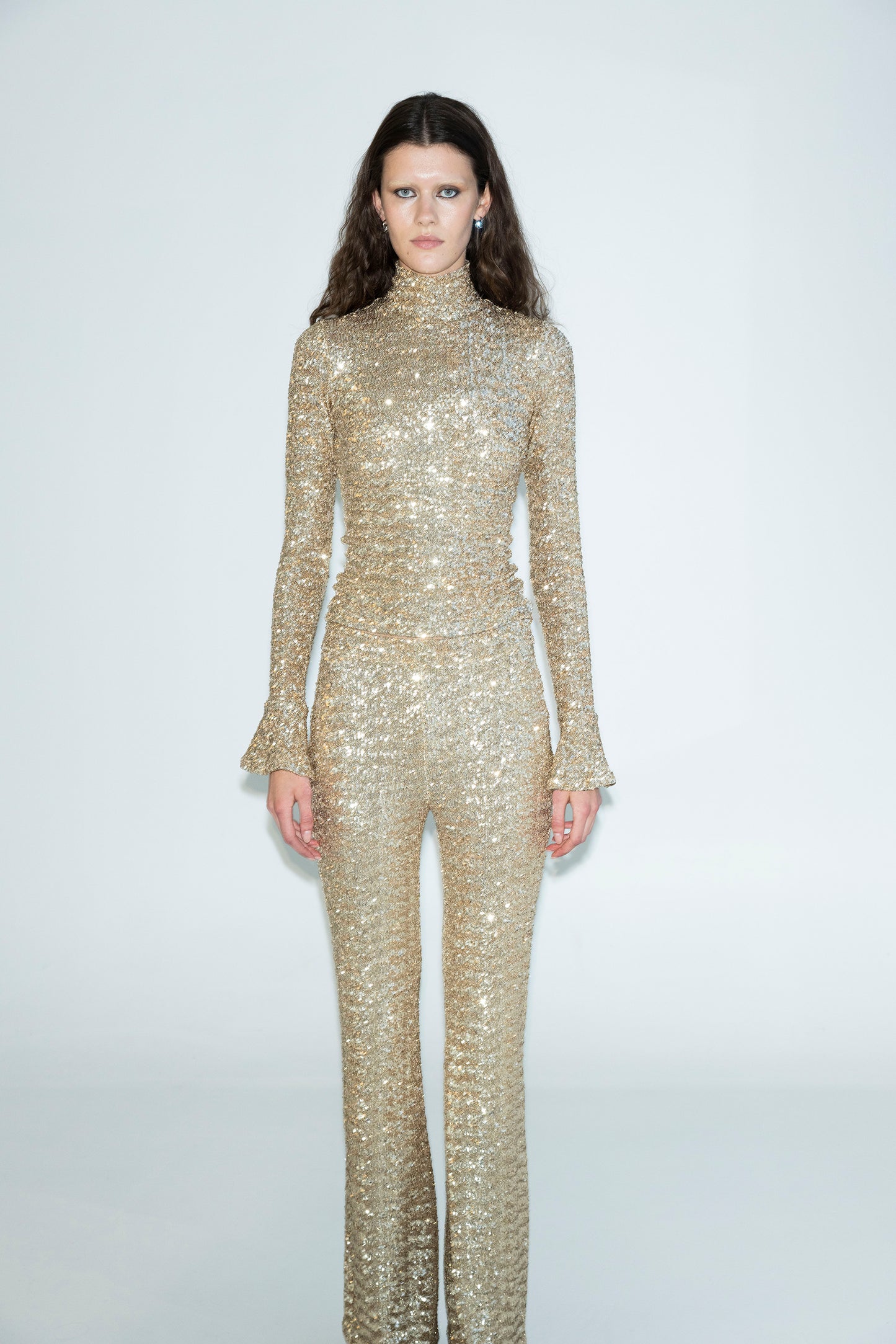 The Gold Sequin Trousers