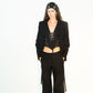 The Black Tied Vest