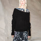 The Moss Sky Sweater in Black
