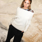 The Moss Sky Sweater in White