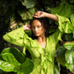 The Butterfly Top in Green