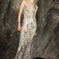 The Knot Maxi Dress in Silver Current