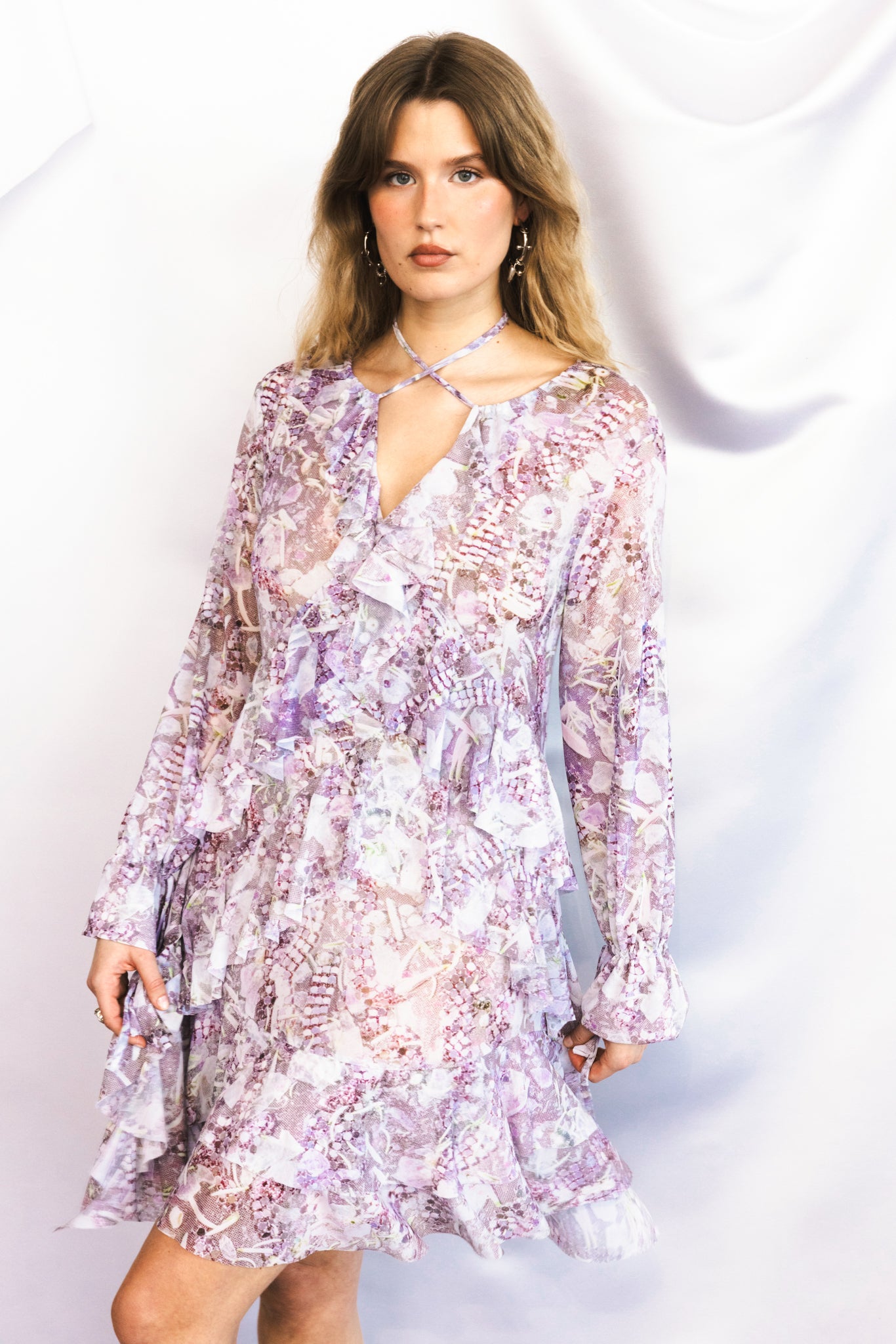 The Moonlight Dress in Pink Seashell