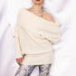 The Moss Sky Sweater in White
