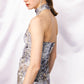 The Halter Top in Silver Current