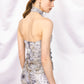 The Halter Top in Silver Current