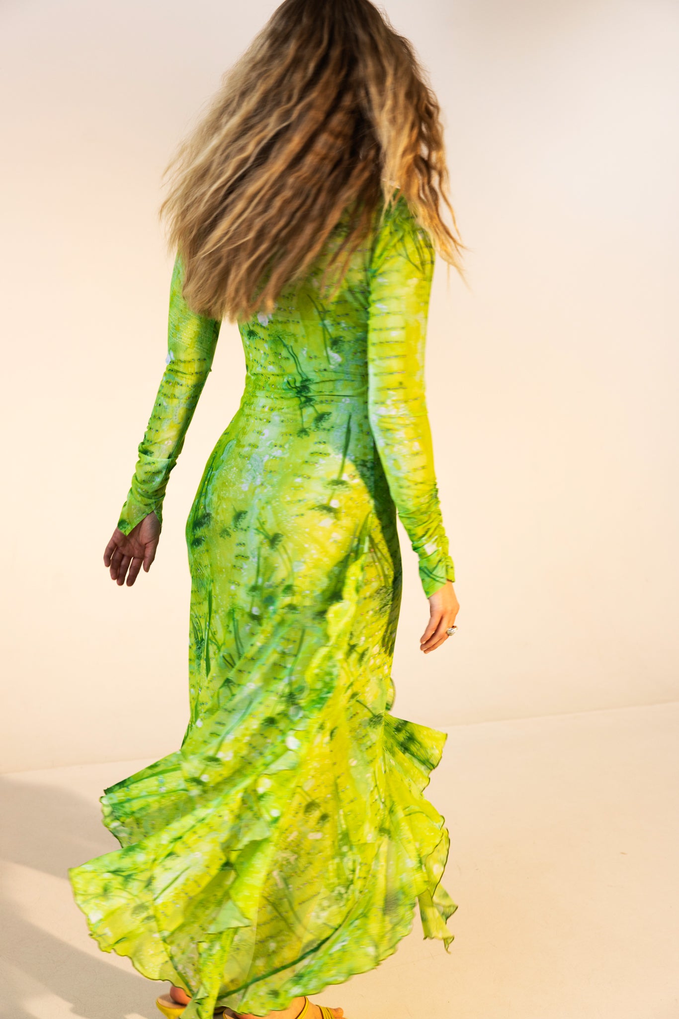 The Butterfly Dress in Electric Tide