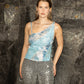 The Lily Top in Seashell Sparkle
