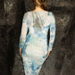 Wave Dress in Seashell Sparkle