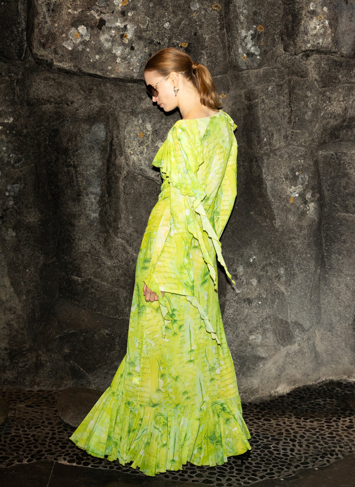 The Aurora Dress in Electric Tide