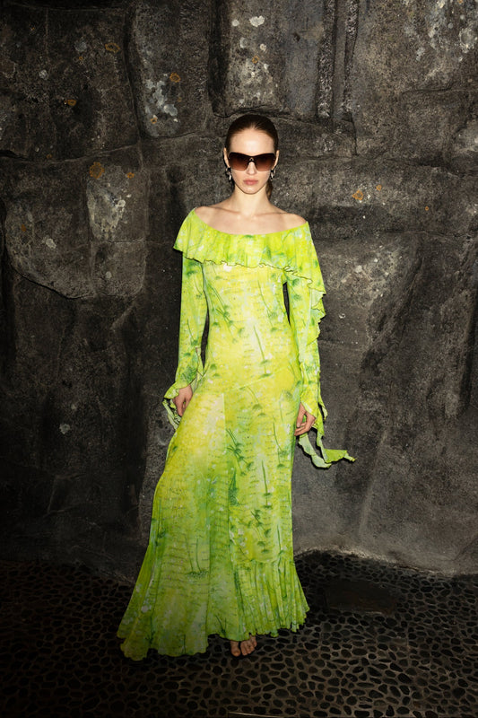 The Aurora Dress in Electric Tide