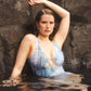 The Knot Swimsuit in Seashell Sparkle