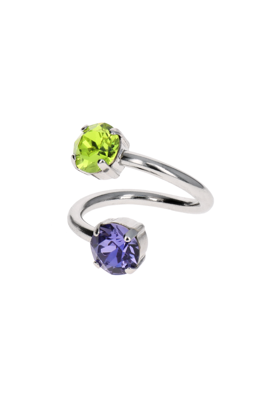 Chris Ring Purple and Green