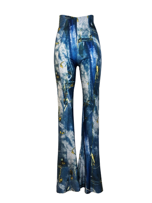 The Trousers in Blue Crystal