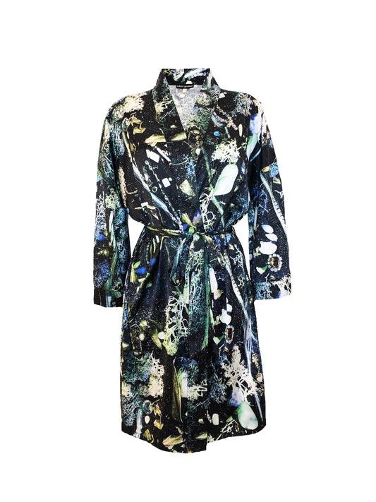 Kimono in Moss Sky