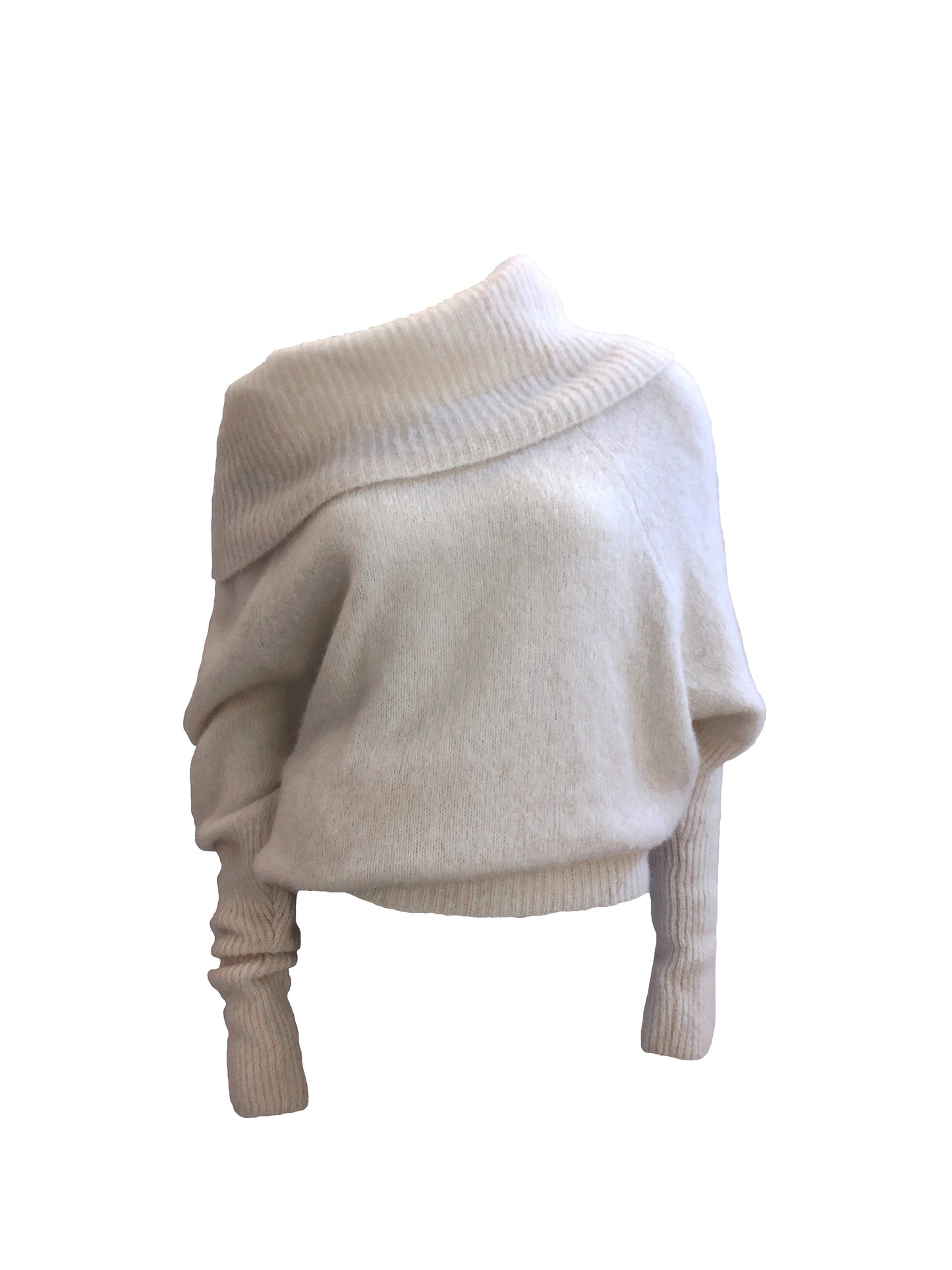The Moss Sky Sweater in White
