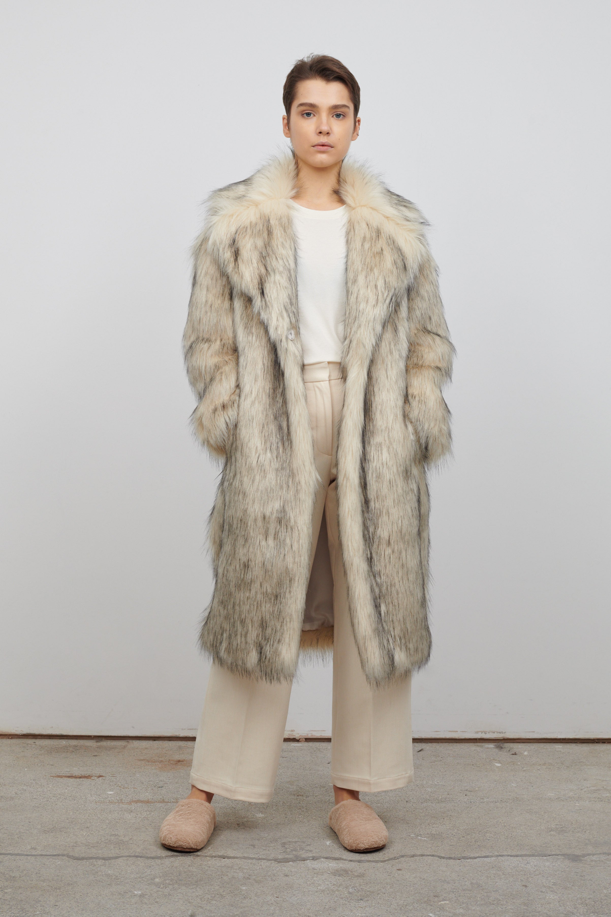 JAKKE Katie Fur Coat（新品未使用） - ロングコート