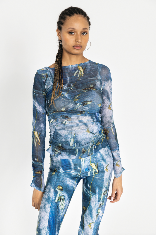 Wave top in Blue Crystal