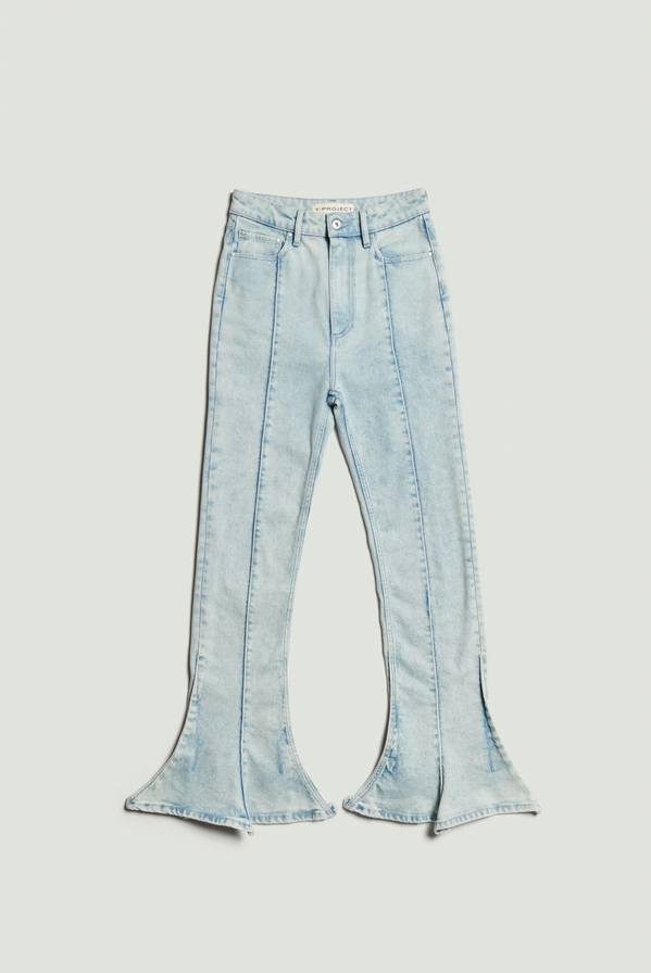 Classic Trumpet flared jeans in pink - Y Project