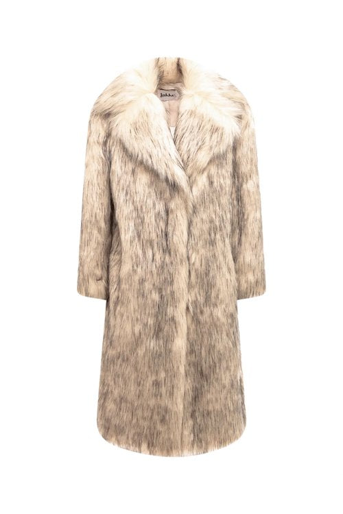 Katie Faux Fur Coat Winter White Fox
